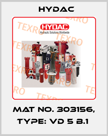 Mat No. 303156, Type: VD 5 B.1  Hydac