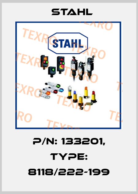 P/N: 133201, Type: 8118/222-199 Stahl