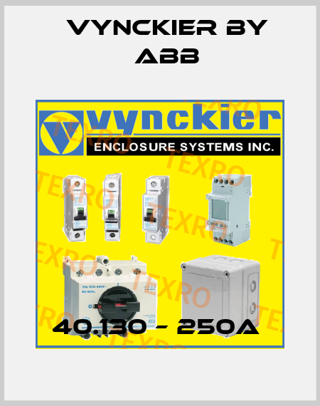 40.130 – 250A  Vynckier by ABB