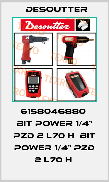 6158046880  BIT POWER 1/4" PZD 2 L70 H  BIT POWER 1/4" PZD 2 L70 H  Desoutter