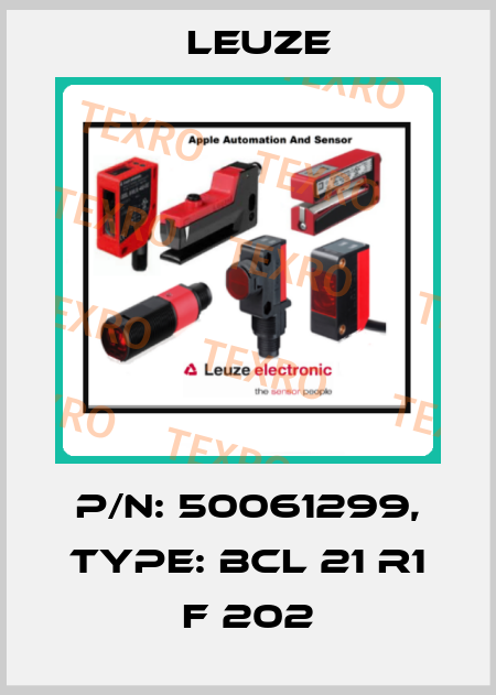 p/n: 50061299, Type: BCL 21 R1 F 202 Leuze