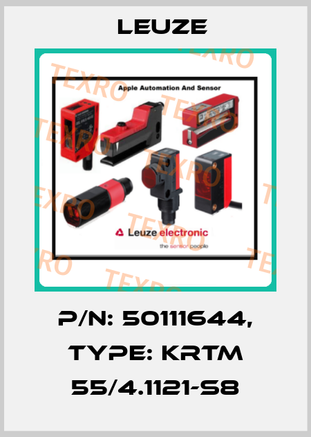 p/n: 50111644, Type: KRTM 55/4.1121-S8 Leuze