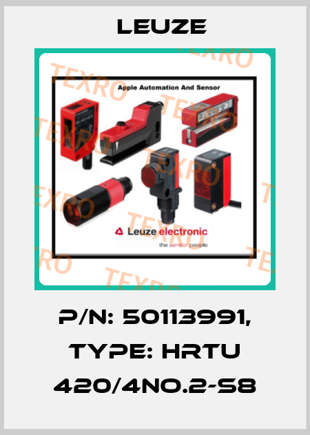p/n: 50113991, Type: HRTU 420/4NO.2-S8 Leuze