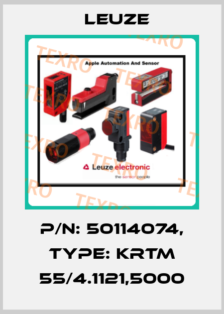 p/n: 50114074, Type: KRTM 55/4.1121,5000 Leuze