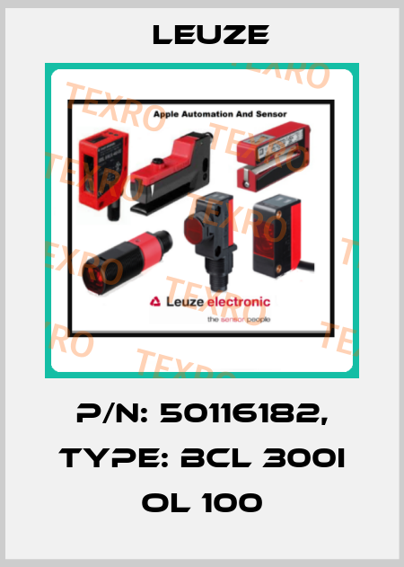 p/n: 50116182, Type: BCL 300i OL 100 Leuze