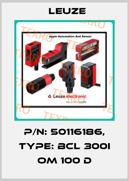 p/n: 50116186, Type: BCL 300i OM 100 D Leuze