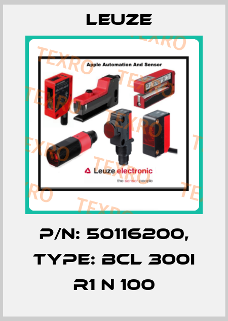 p/n: 50116200, Type: BCL 300i R1 N 100 Leuze