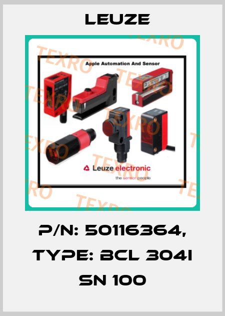 p/n: 50116364, Type: BCL 304i SN 100 Leuze