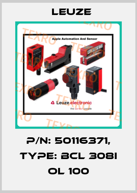 p/n: 50116371, Type: BCL 308i OL 100 Leuze