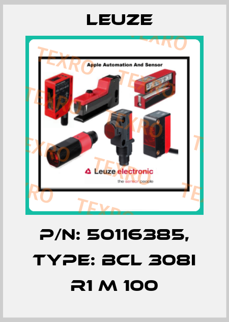 p/n: 50116385, Type: BCL 308i R1 M 100 Leuze
