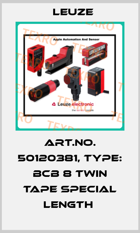 Art.No. 50120381, Type: BCB 8 twin tape special length  Leuze