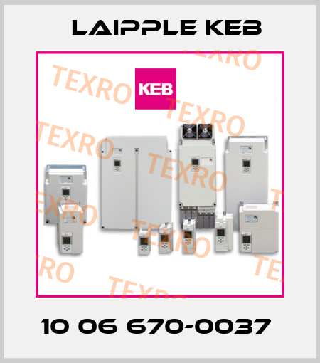 10 06 670-0037  LAIPPLE KEB