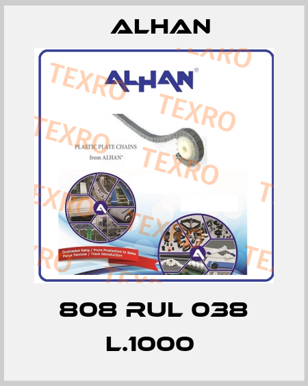 808 RUL 038 L.1000  ALHAN