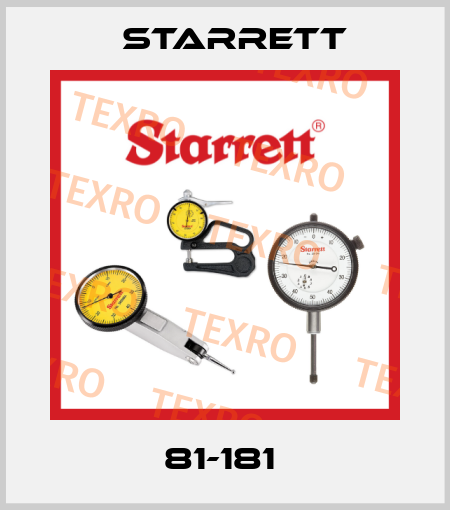 81-181  Starrett