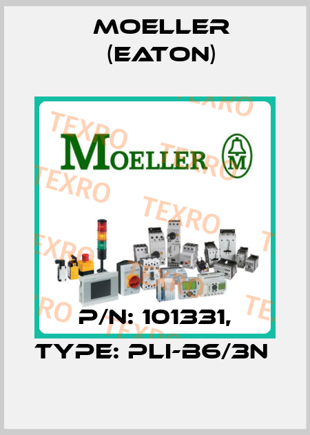 P/N: 101331, Type: PLI-B6/3N  Moeller (Eaton)