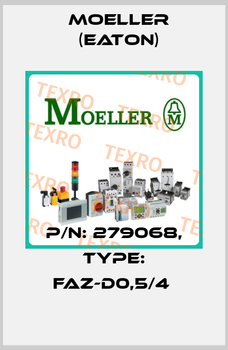P/N: 279068, Type: FAZ-D0,5/4  Moeller (Eaton)