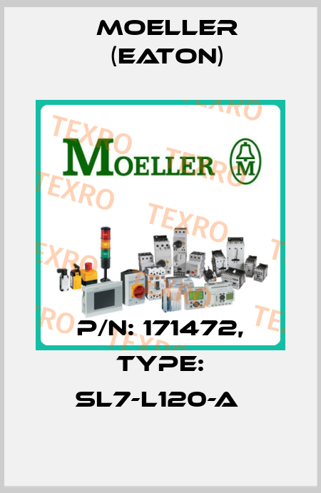 P/N: 171472, Type: SL7-L120-A  Moeller (Eaton)