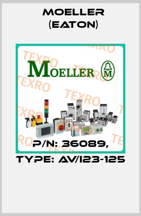 P/N: 36089, Type: AV/I23-125  Moeller (Eaton)