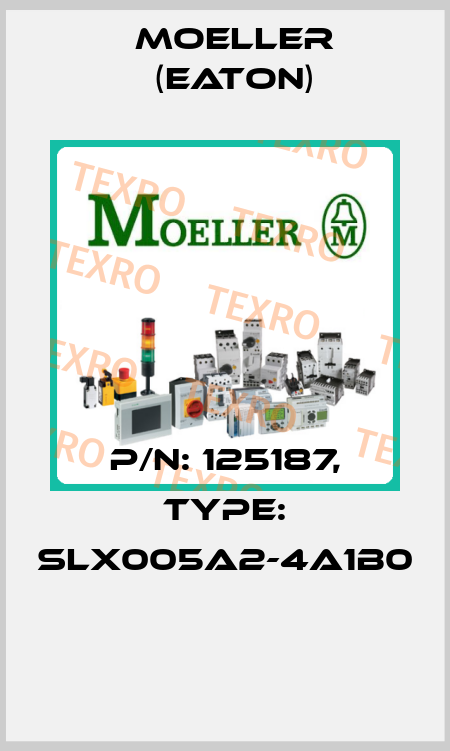 P/N: 125187, Type: SLX005A2-4A1B0  Moeller (Eaton)