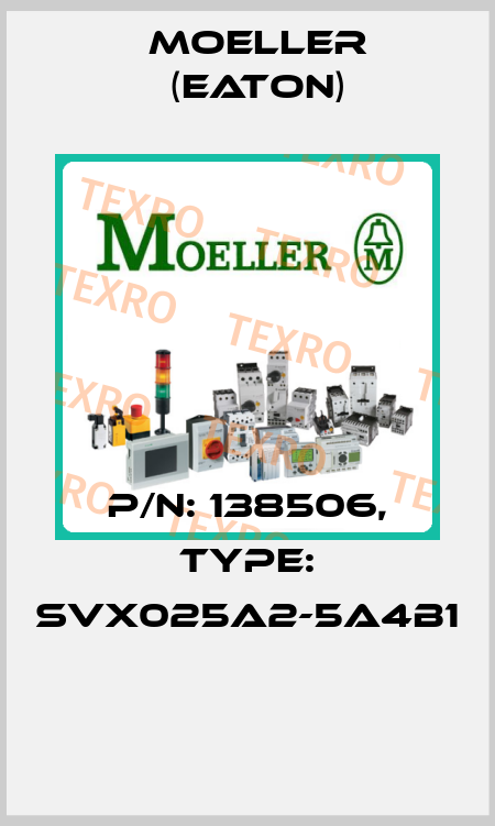 P/N: 138506, Type: SVX025A2-5A4B1  Moeller (Eaton)
