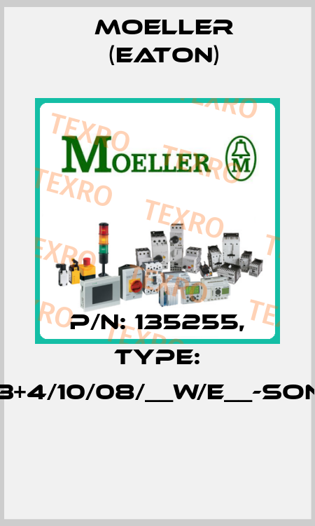 P/N: 135255, Type: XMI40/3+4/10/08/__W/E__-SOND-RAL*  Moeller (Eaton)