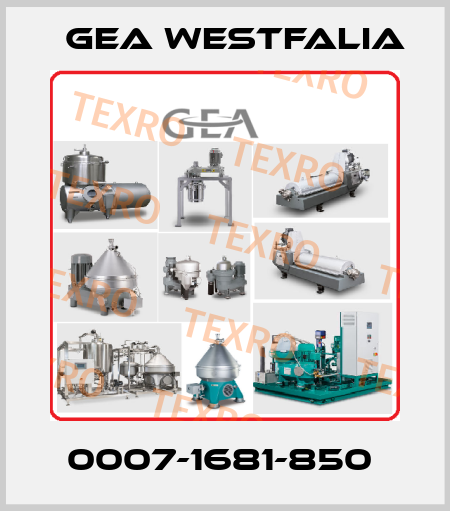0007-1681-850  Gea Westfalia