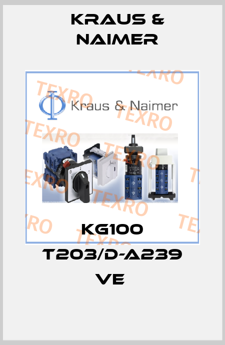 KG100 T203/D-A239 VE  Kraus & Naimer