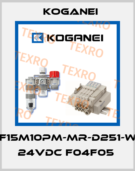 F15M10PM-MR-D251-W 24VDC F04F05  Koganei