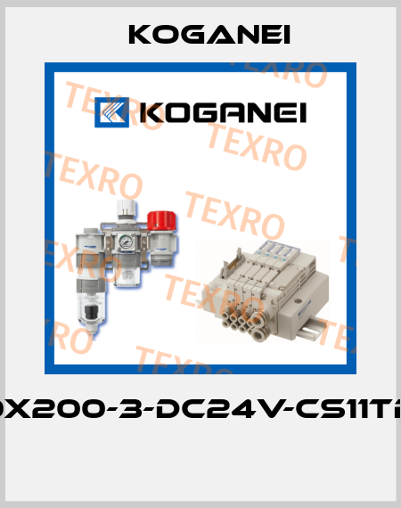 DDV-80X200-3-DC24V-CS11TB2155W  Koganei