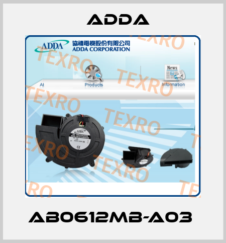 AB0612MB-A03  Adda