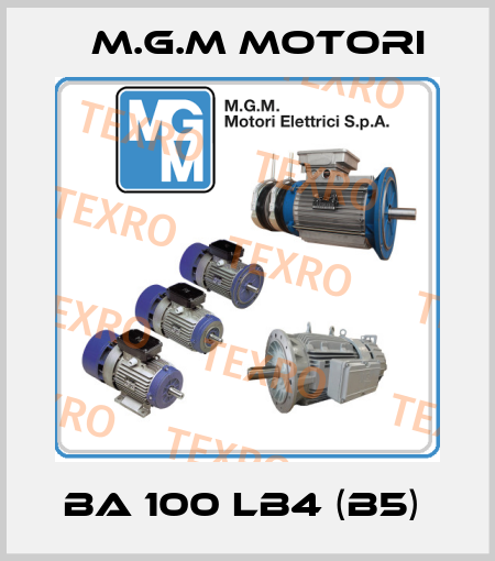 BA 100 LB4 (B5)  M.G.M MOTORI