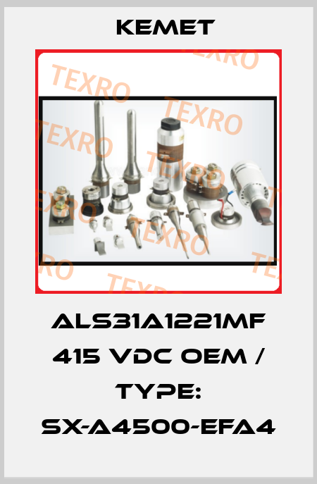 ALS31A1221MF 415 VDC oem / Type: SX-A4500-EFA4 Kemet