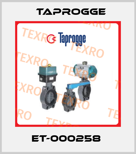 ET-000258  Taprogge