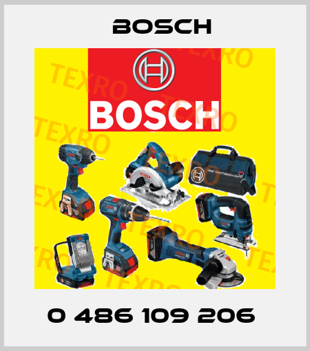 0 486 109 206  Bosch