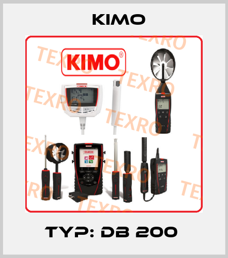 Typ: DB 200  KIMO