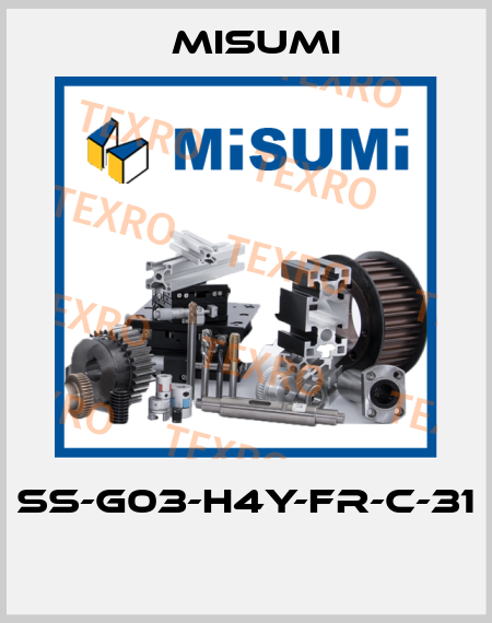 SS-G03-H4Y-FR-C-31  Misumi