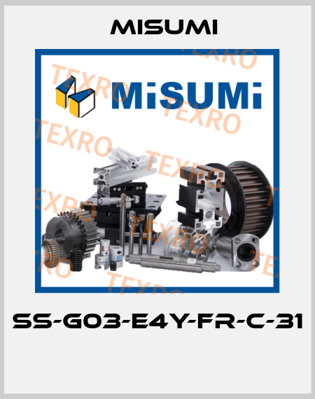 SS-G03-E4Y-FR-C-31  Misumi
