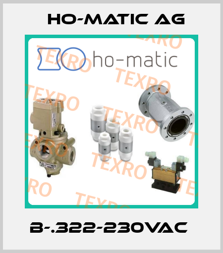 B-.322-230VAC  Ho-Matic AG