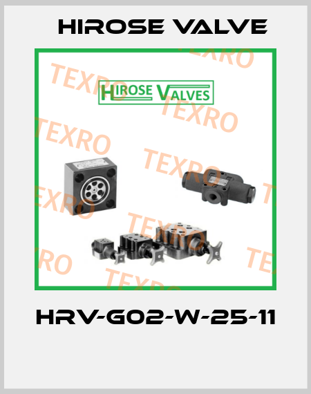 HRV-G02-W-25-11  Hirose Valve
