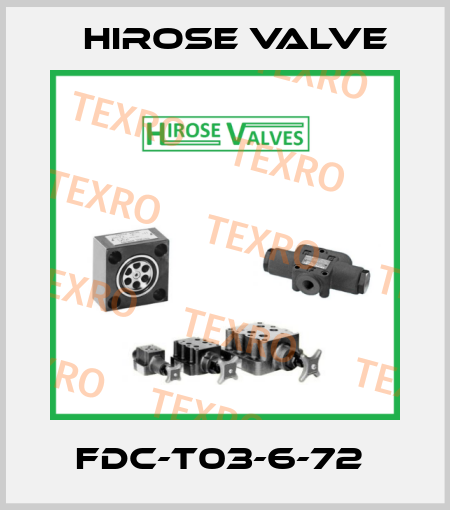 FDC-T03-6-72  Hirose Valve