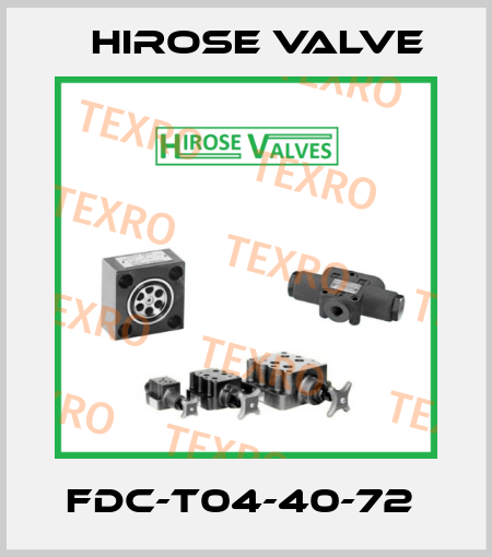 FDC-T04-40-72  Hirose Valve