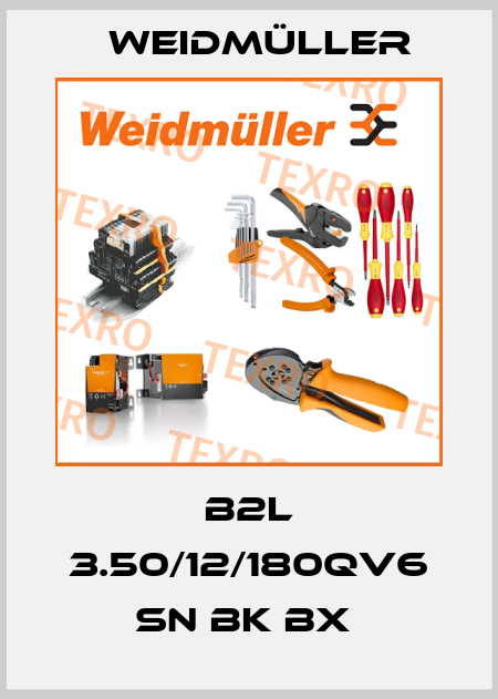B2L 3.50/12/180QV6 SN BK BX  Weidmüller