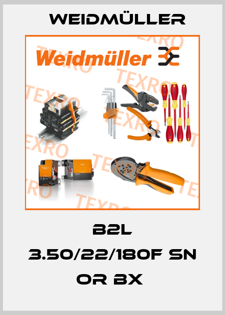 B2L 3.50/22/180F SN OR BX  Weidmüller