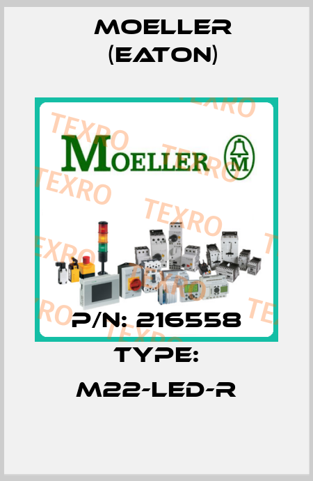 P/N: 216558 Type: M22-LED-R Moeller (Eaton)