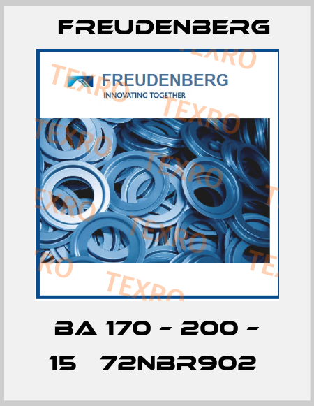 BA 170 – 200 – 15   72NBR902  Freudenberg