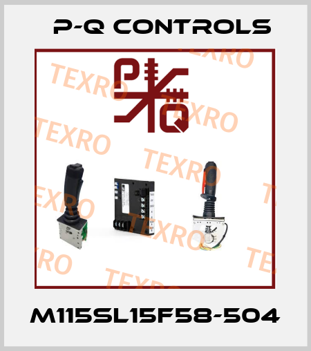 M115SL15F58-504 P-Q Controls