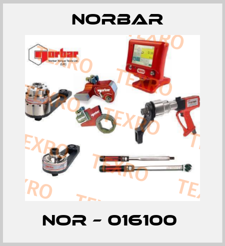 NOR – 016100  Norbar