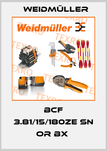 BCF 3.81/15/180ZE SN OR BX  Weidmüller