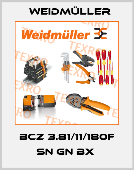 BCZ 3.81/11/180F SN GN BX  Weidmüller