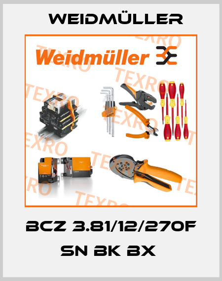 BCZ 3.81/12/270F SN BK BX  Weidmüller